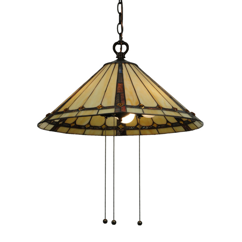Belvidere Brown Finish 3-Light Globe LED Pendant