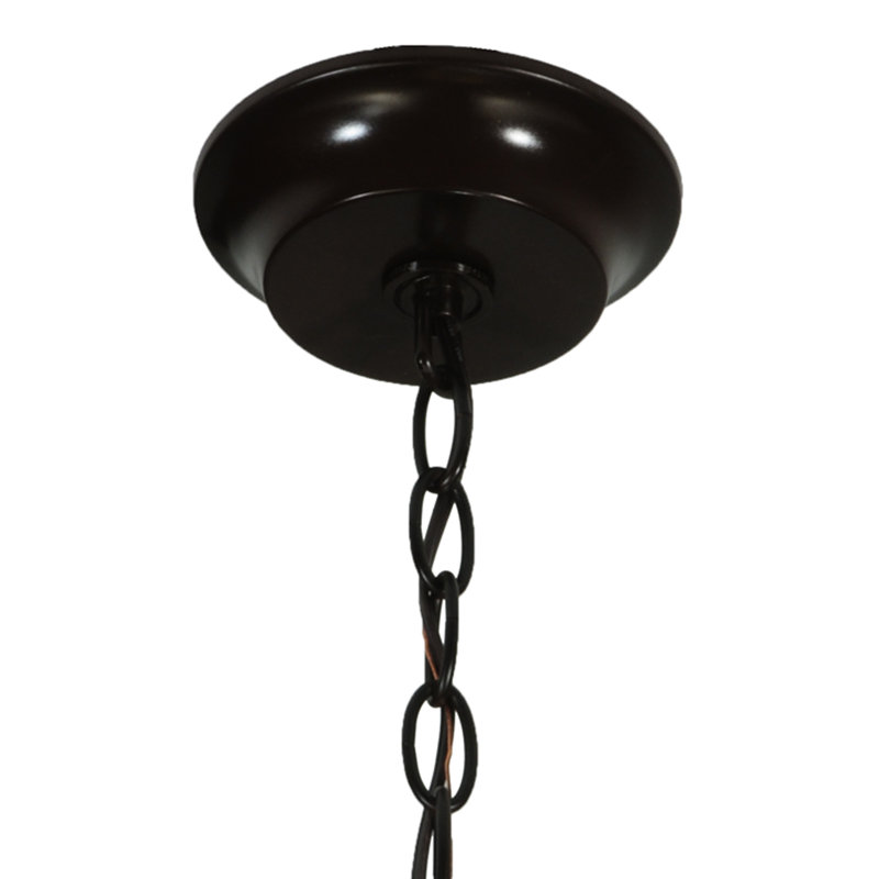 Belvidere Brown Finish 3-Light Globe LED Pendant