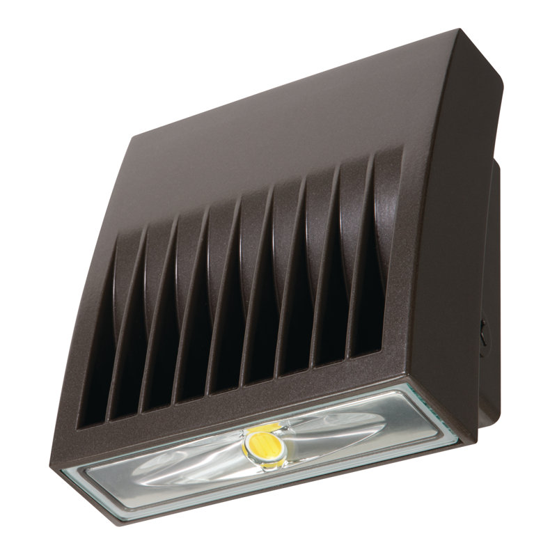 Crosstour Sleek 26W LED Bronze Wall Pack with Die-Cast Aluminum Casing