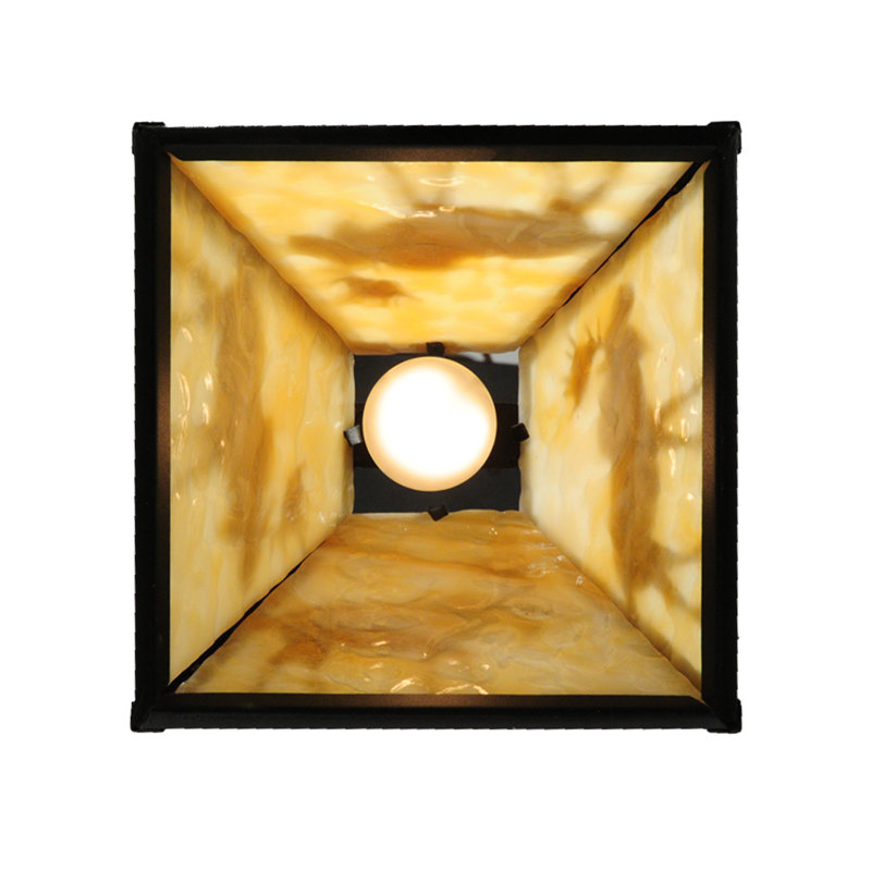 Black and Glass Moose Mini Pendant Light