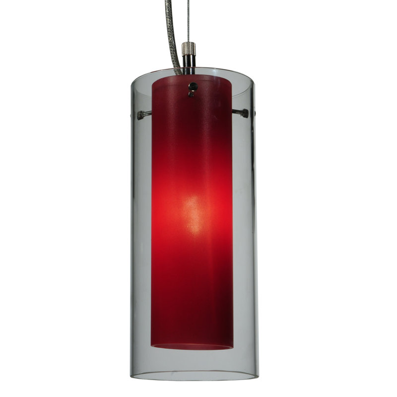 Mini Chrome Glass Globe Energy Star Pendant Light