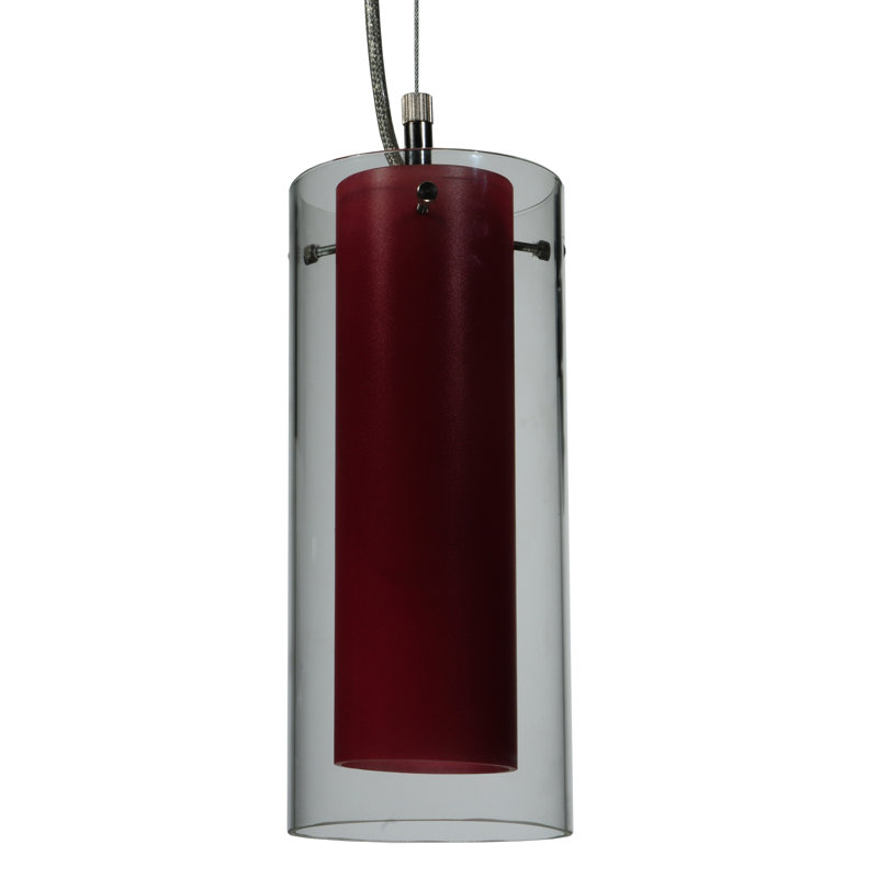 Mini Chrome Glass Globe Energy Star Pendant Light
