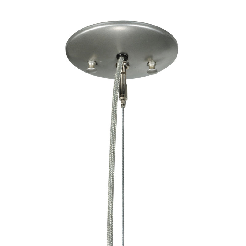 Mini Chrome Glass Globe Energy Star Pendant Light
