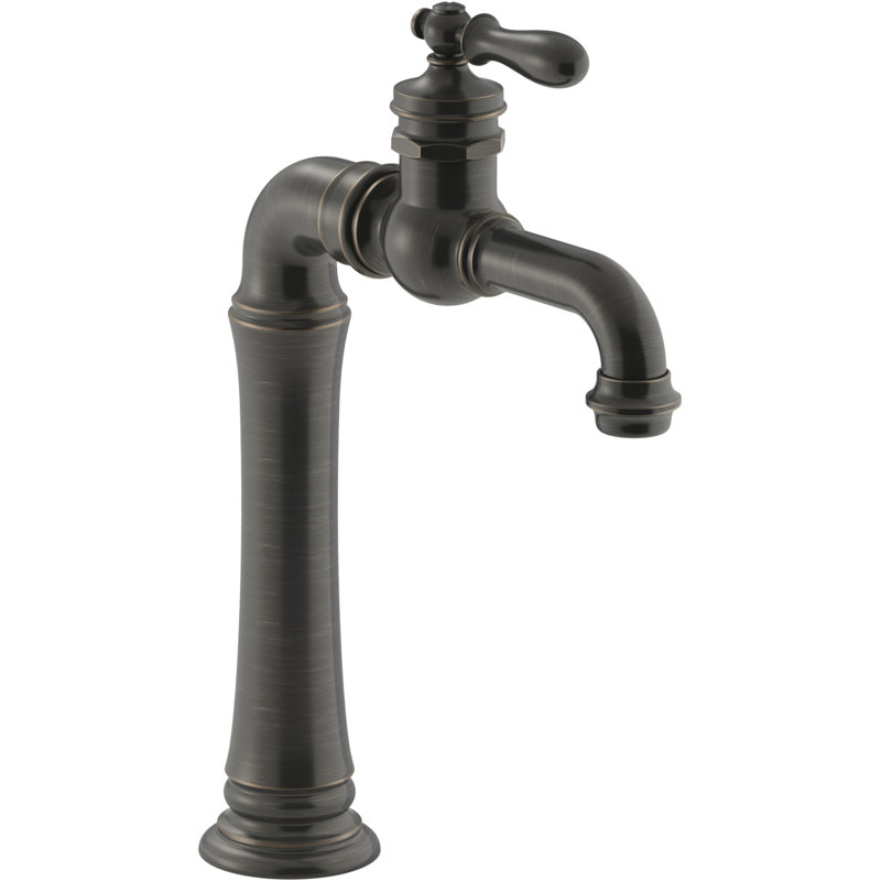 Artifacts Vintage Oil-Rubbed Bronze Single-Handle Bathroom Sink Faucet
