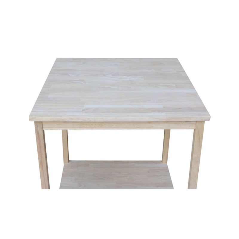 Elegant Solid Hardwood Traditional Printer Stand, 32'' Unfinished