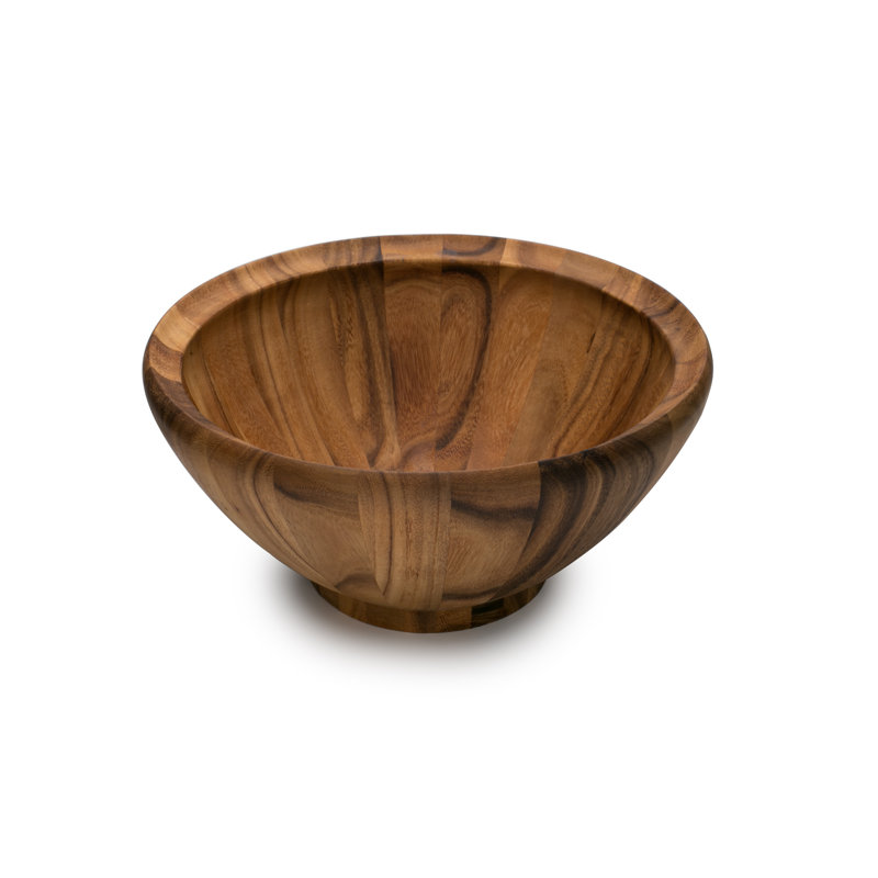 Salinas Acacia Wood Extra Large Round Salad Bowl