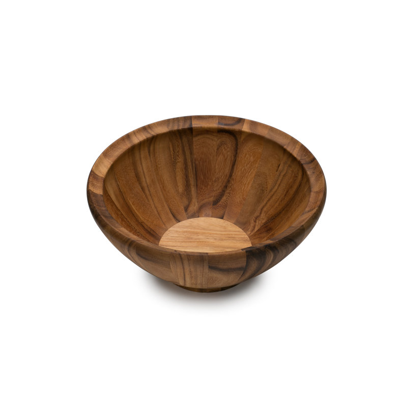Salinas Acacia Wood Extra Large Round Salad Bowl