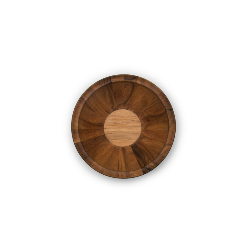 Salinas Acacia Wood Extra Large Round Salad Bowl