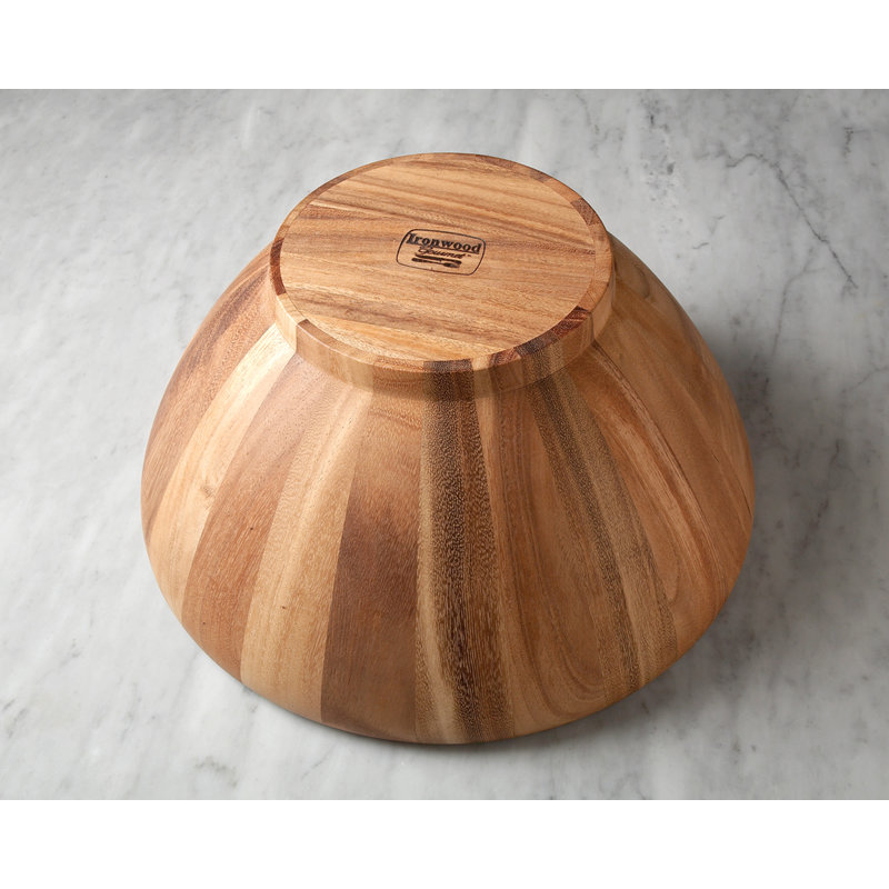 Salinas Acacia Wood Extra Large Round Salad Bowl