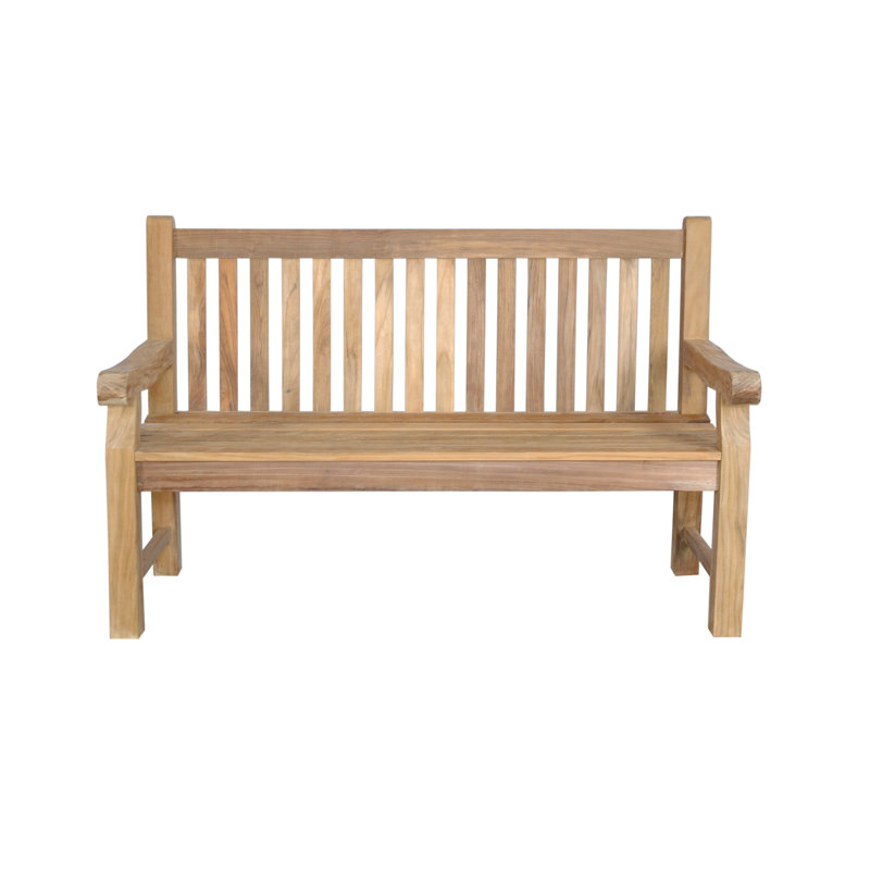 Devonshire Natural Teak 3-Seater Outdoor Bench