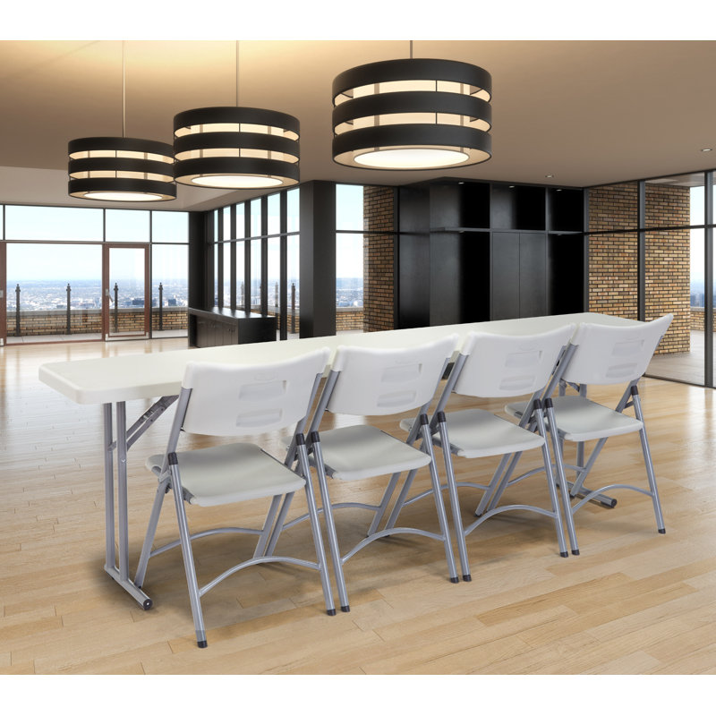 Speckled Gray 96" Lightweight Seminar Folding Table