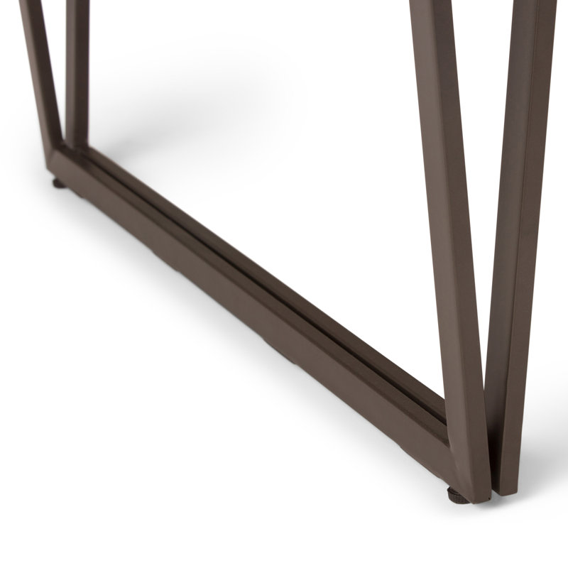 Ryder Natural Aged Brown Solid Pine Industrial Desk with Keyboard Tray