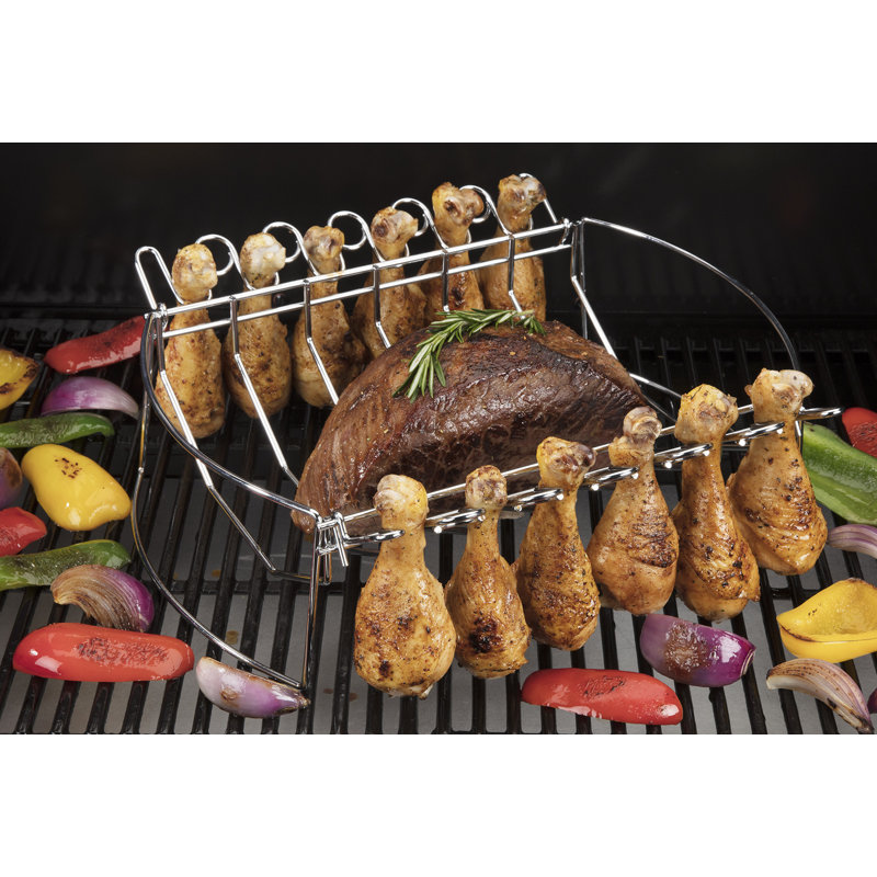 Stainless Steel Multipurpose Rib and Chicken Wing Rack