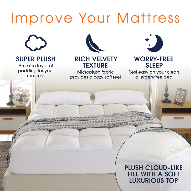 Delancey Queen 17'' Luxe Down Alternative Featherbed