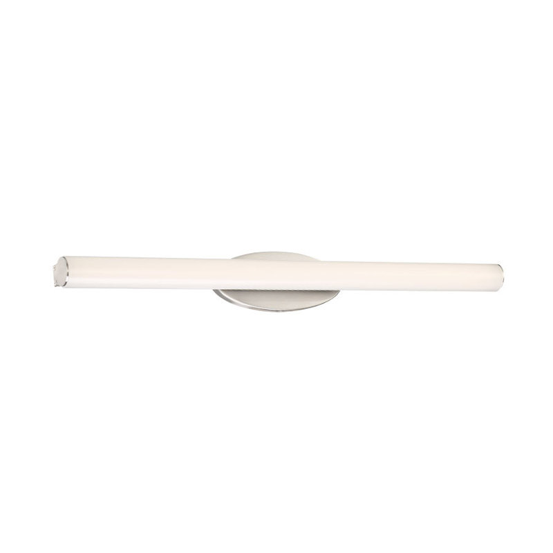 Mini Loft Chrome LED Bath Bar with Acrylic Shade