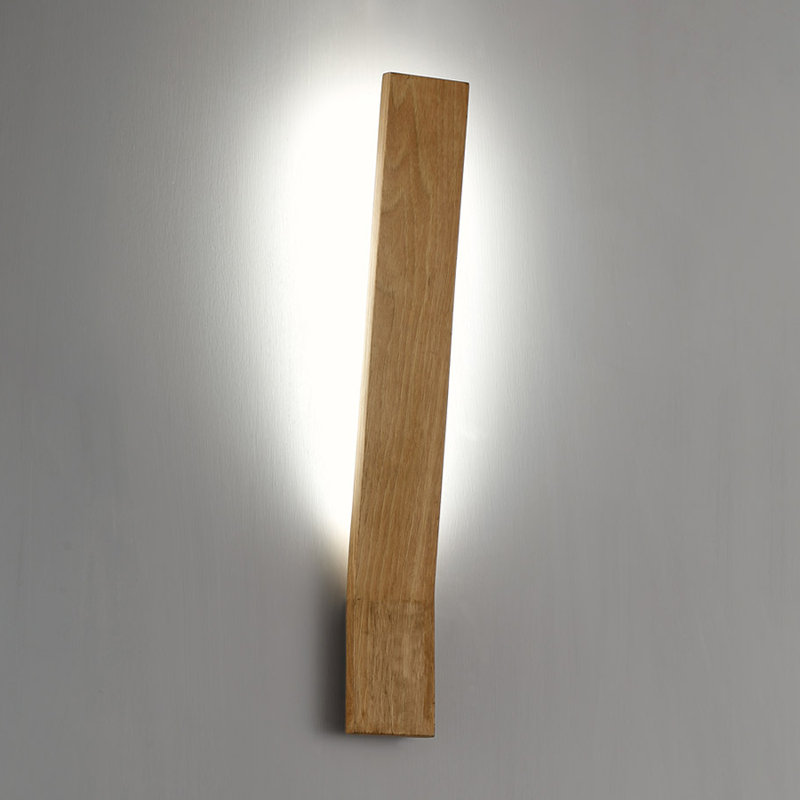 Sleek Black LED Sconce with Clear Diffuser - Dimmable, 11" H