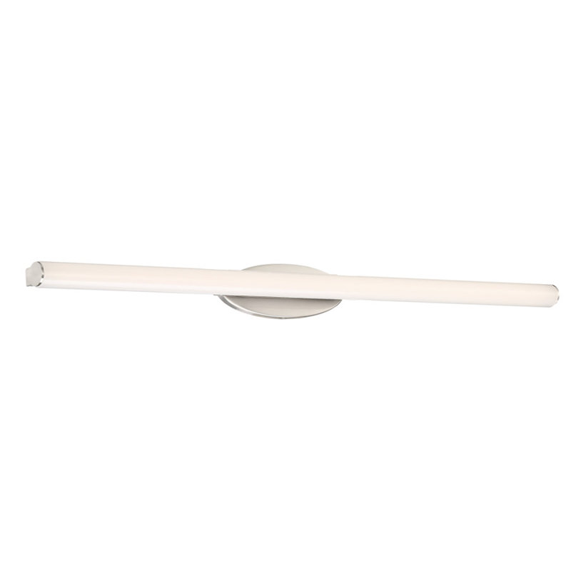 Mini Loft Chrome LED Vanity Light with Acrylic Shade - Dimmable