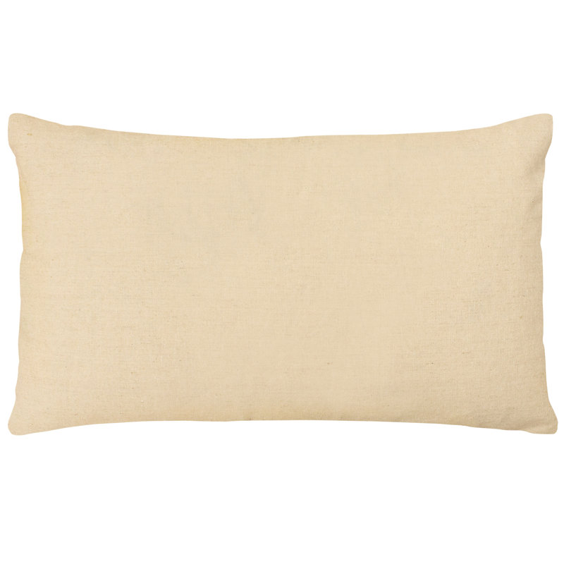 Milly Chevron 14x24 Decorative Pillow Set in Beige and White