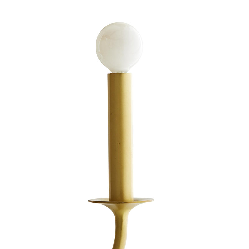 Antique Brass 38" Sputnik Plug-in Chandelier