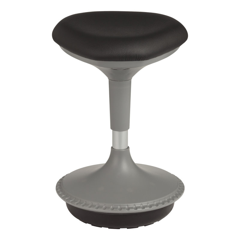 ErgoFlex Gray Adjustable Height Active Learning Stool