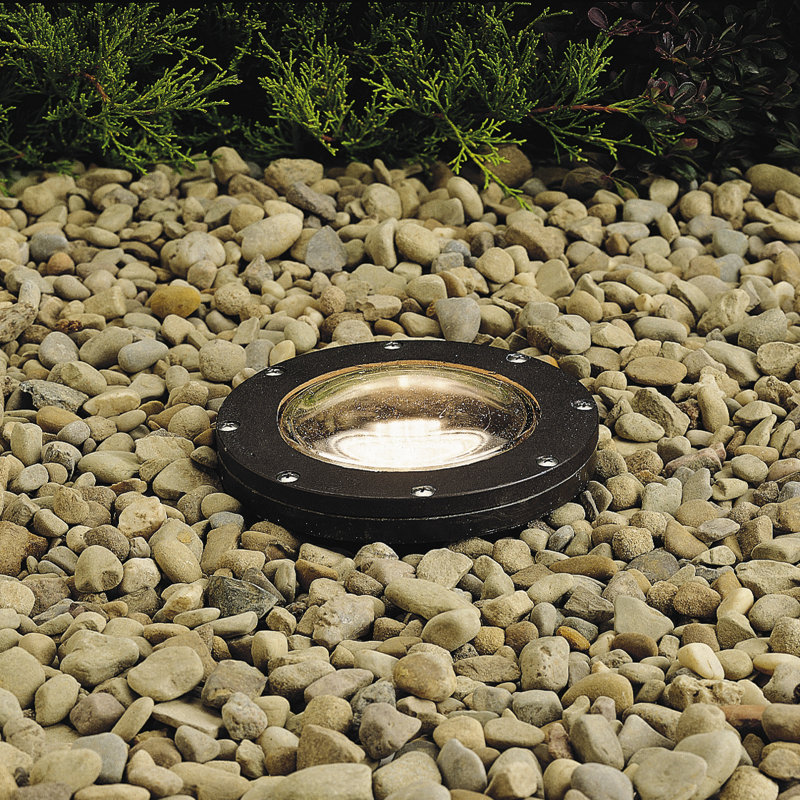 Architectural Bronze In-Ground Pathway Light with Resin Finish