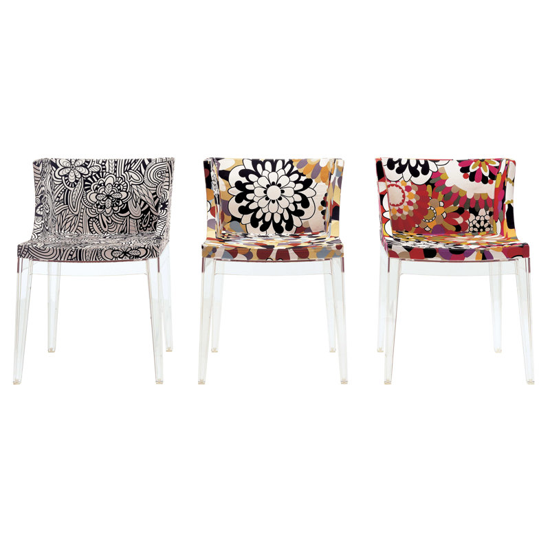 Mademoiselle Kravitz Raffia & Transparent Leather Armchair