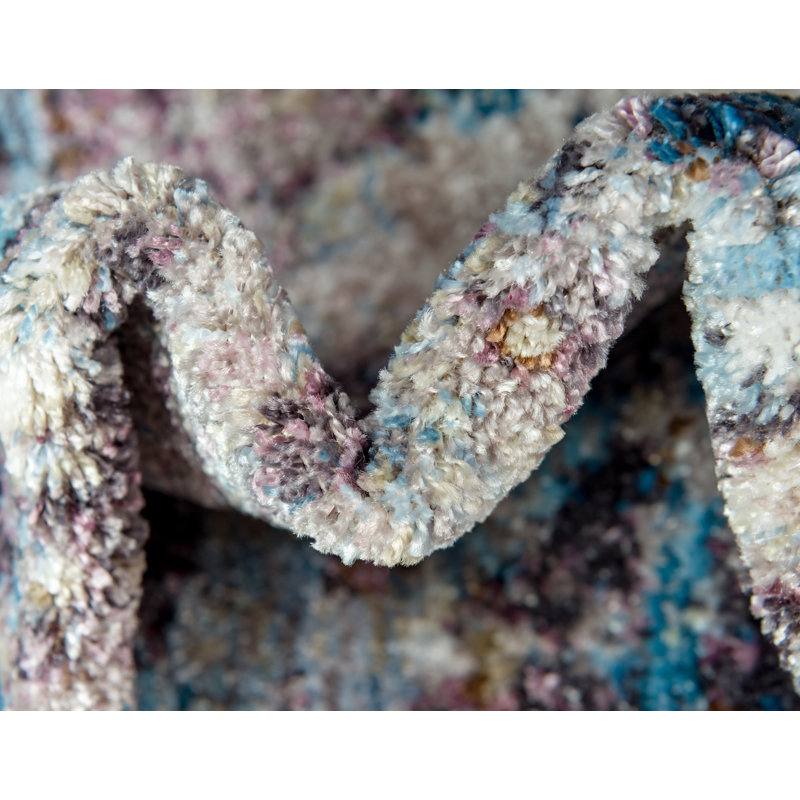 Gramercy Downtown Multicolor Abstract 2'2" x 6' Runner Rug