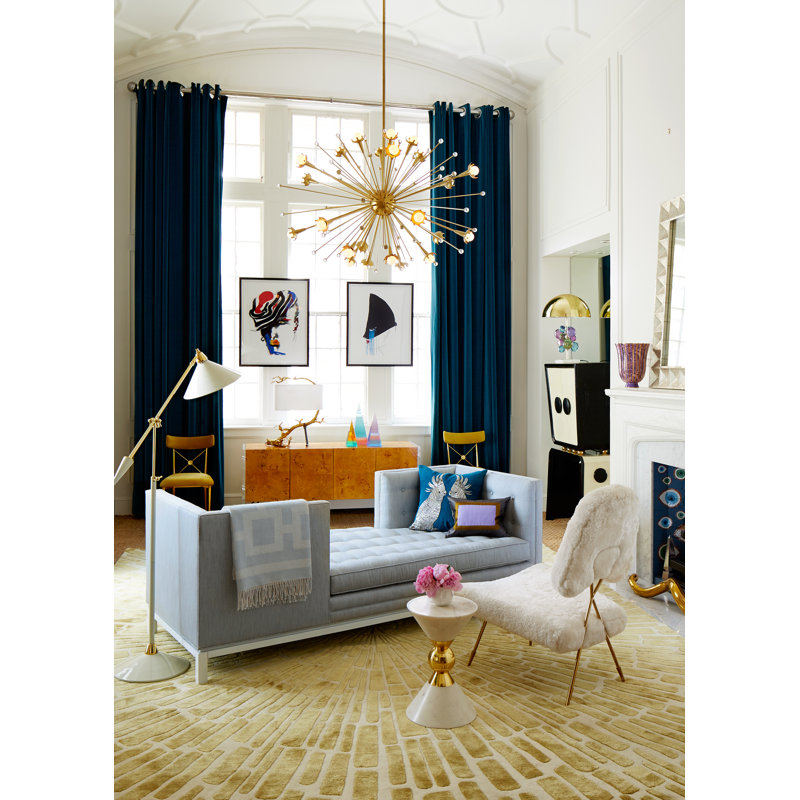 Adjustable White Brass Edison Task Floor Lamp