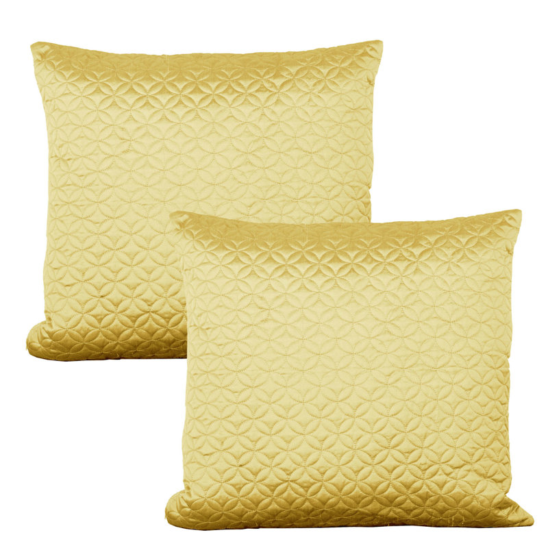 Pewter Stone Embroidered Silk 20" Throw Pillow Covers