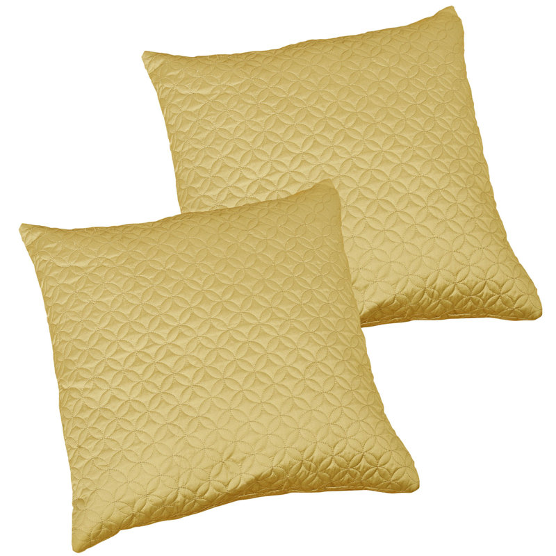 Pewter Stone Embroidered Silk 20" Throw Pillow Covers