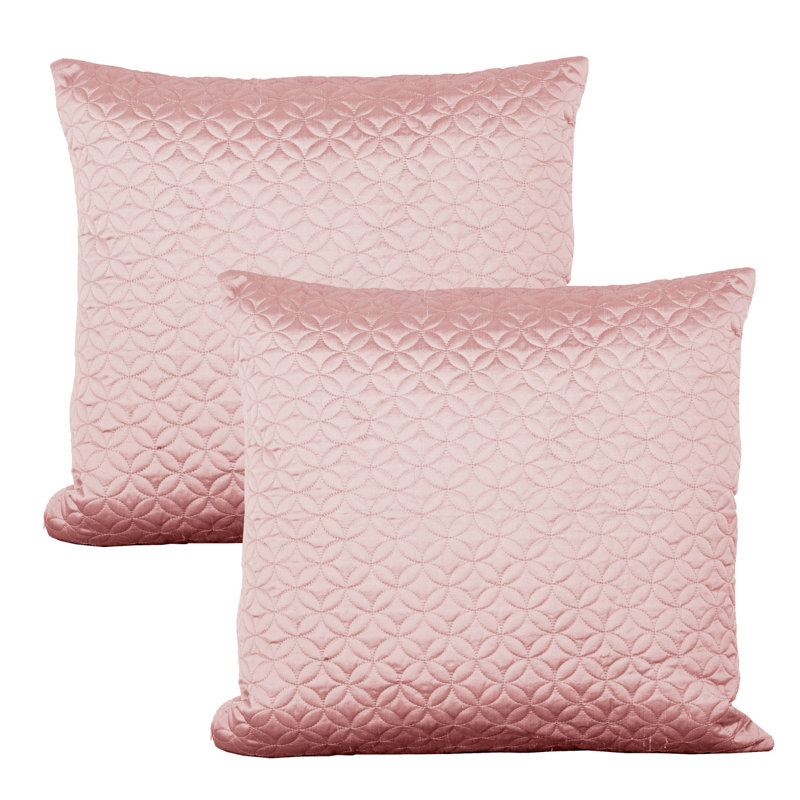 Pewter Stone Embroidered Silk 20" Throw Pillow Covers