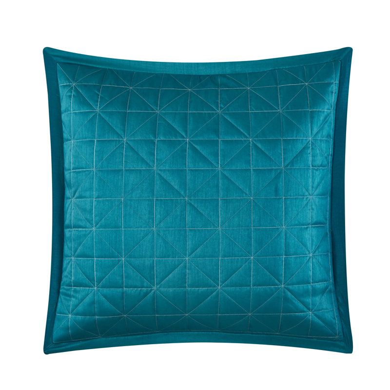 Aqua and Brown King Microfiber 8-Piece Comforter Set