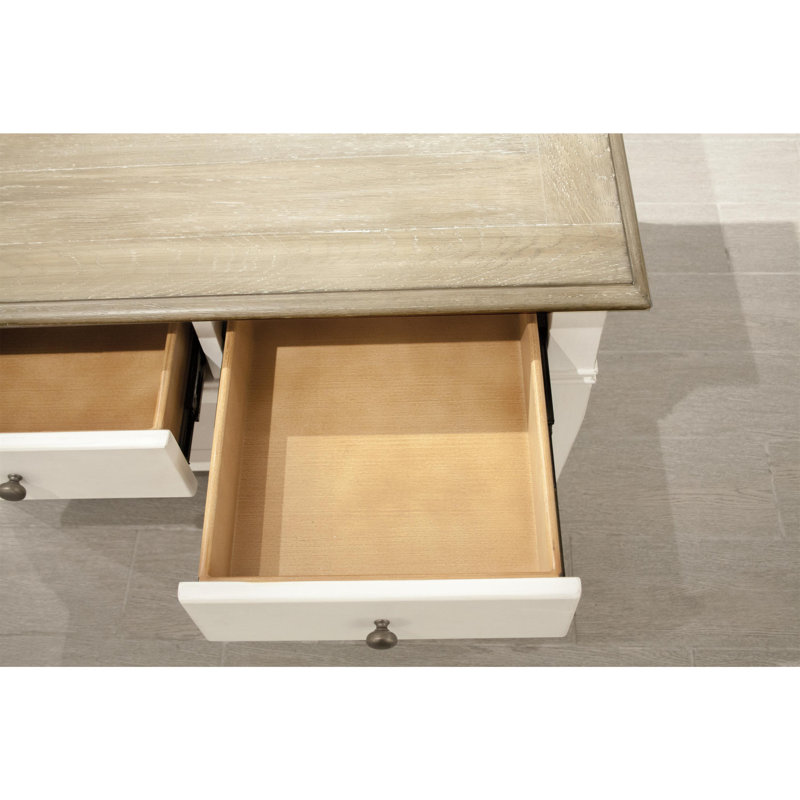 Myra Multi-Color Hardwood Solid Small Coffee Table with Storage