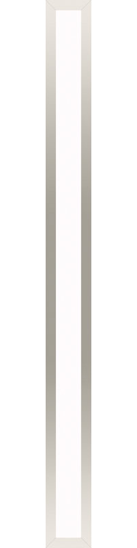Modern Polished Nickel 39'' LED Bath Bar with White Shade