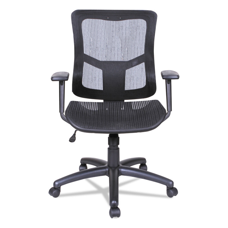ErgoFlex Black Mesh Adjustable Executive Office Chair