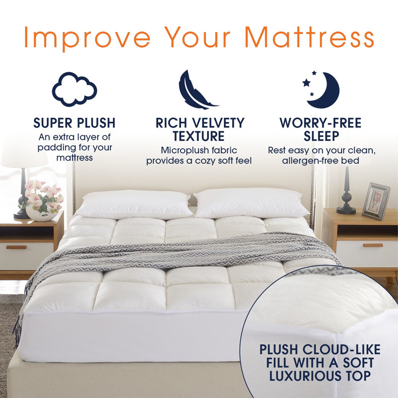 Delancey Queen 17'' Luxe Down Alternative Featherbed