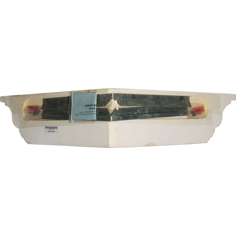 22.875'' White Classic Urethane Corner Shelf