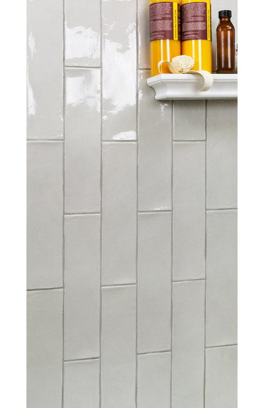 Messi Black Polished Ceramic Subway Wall Tile 3x12