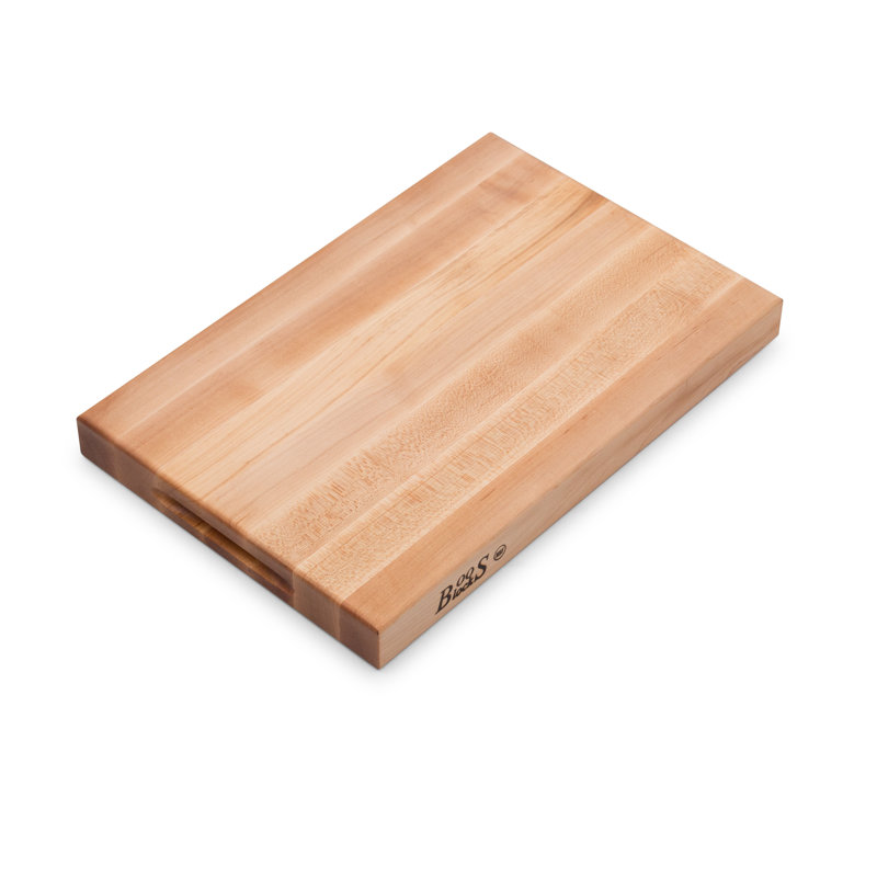 Maple Wood Rectangular Chopping Block 18.6" x 13"