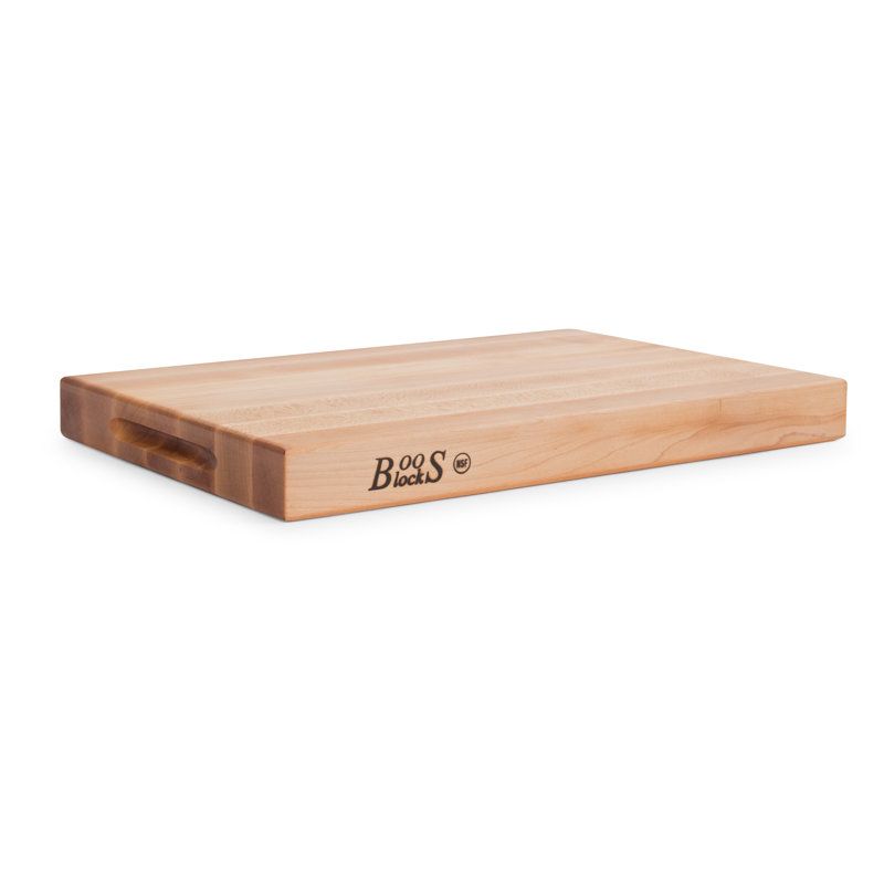 Maple Wood Rectangular Chopping Block 18.6" x 13"