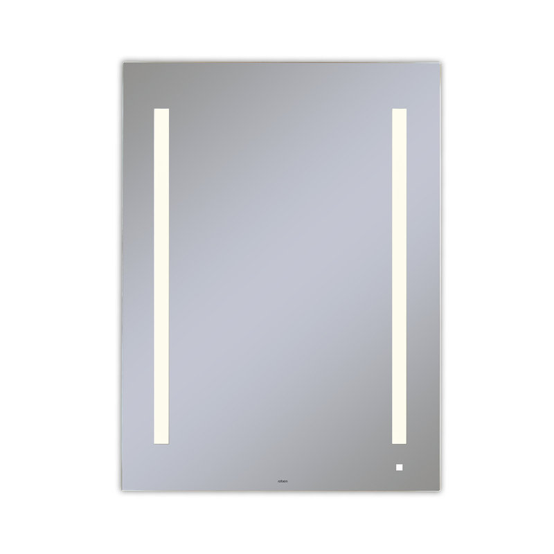 Modern Frameless Lighted Bathroom Vanity Mirror with USB Ports