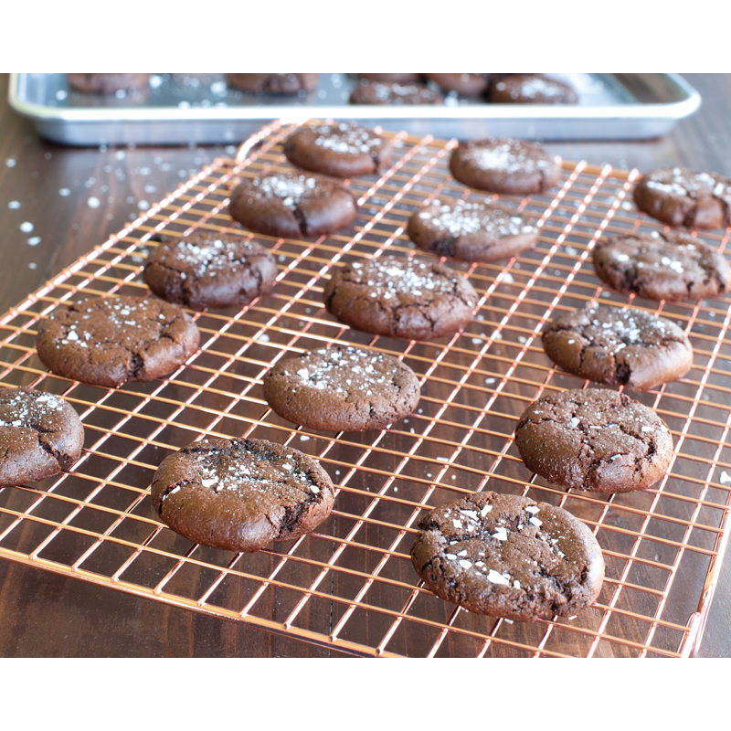 Large Copper-Plated Metal Cooling Rack