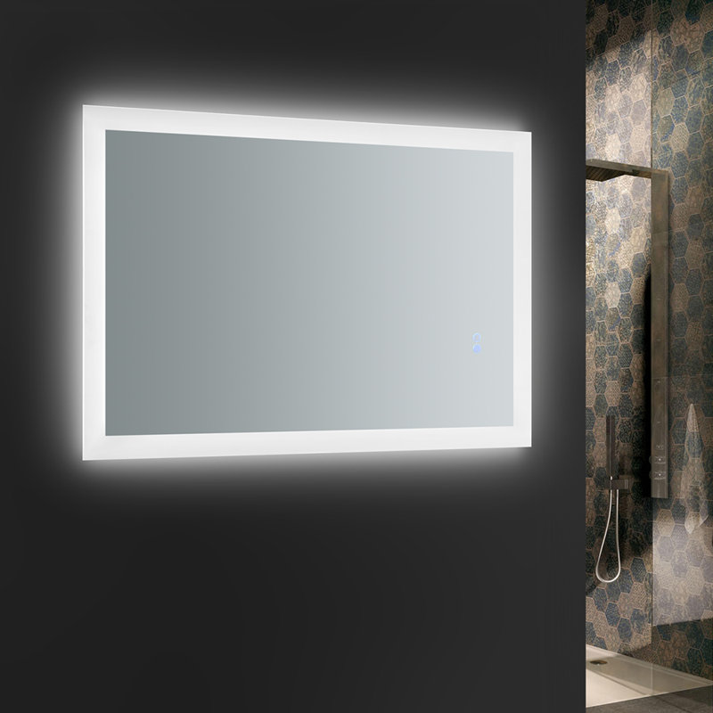 Angelo 36" x 24" Frameless LED Bathroom Vanity Mirror