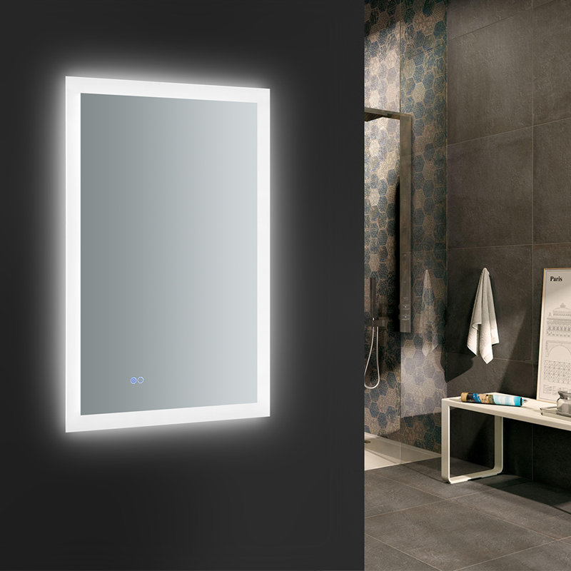 Angelo 36" x 24" Frameless LED Bathroom Vanity Mirror