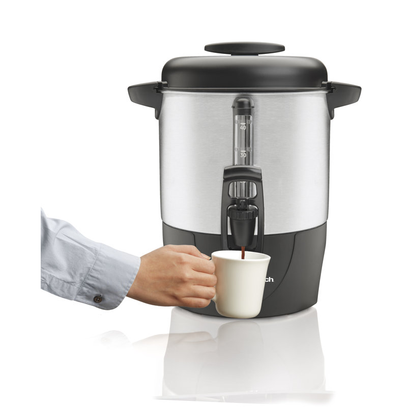 Hamilton Beach 40-Cup Stainless Steel Freestanding Electric Coffee Urn