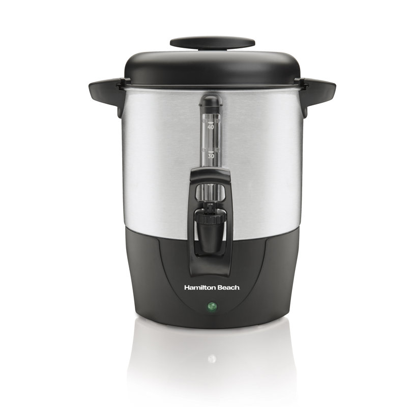 Hamilton Beach 40-Cup Stainless Steel Freestanding Electric Coffee Urn