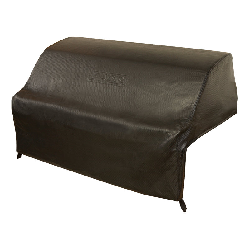 36-Inch Black Carbon Fiber Vinyl Grill Cover