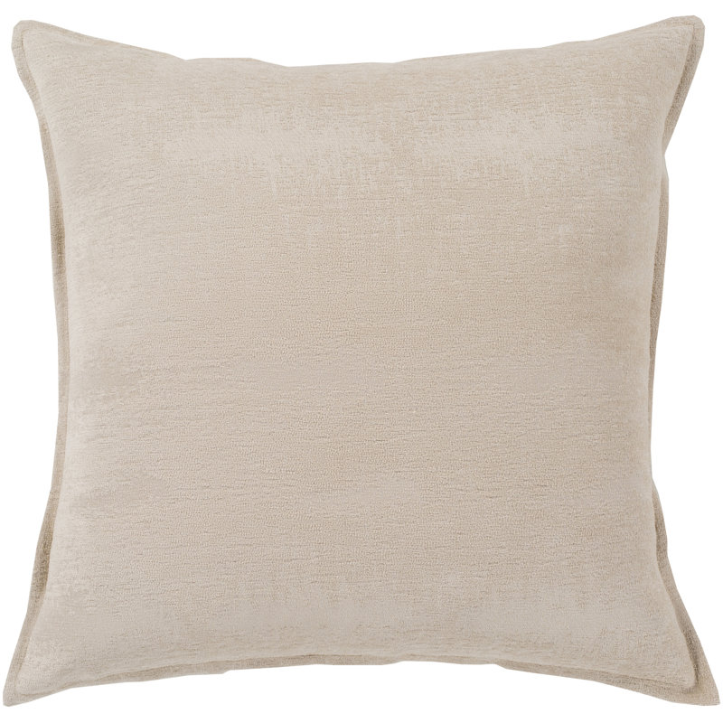 Khaki Cotton Euro Throw Pillow for Kids