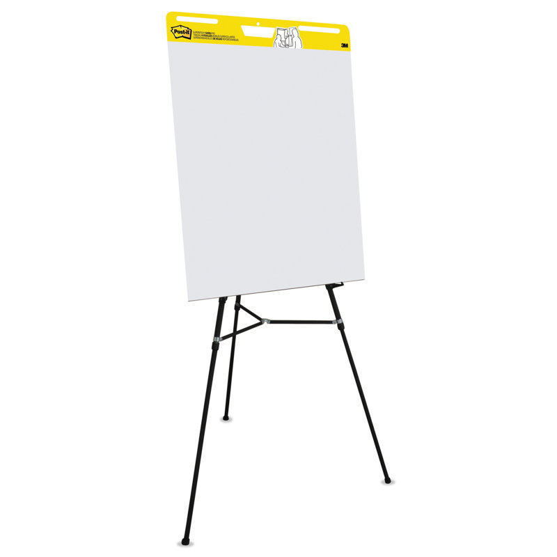 White Self-Adhesive Repositionable Flip Chart Pad, 25 x 30 Inches