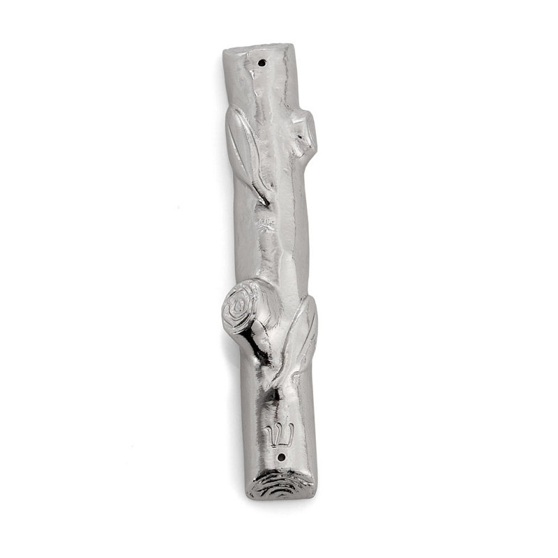 Tree of Life Inspired Hand-Sculpted Mezuzah